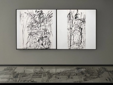 徐善循西岸艺博会作品：“向着那个干净自由的世界，哪怕挪一寸也欢喜。”