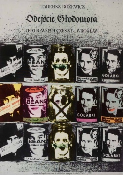 
饥饿艺术家之死 塔德乌什·罗热维茨

 1977年，彩色胶印 - 94x67 cm - 右中签名：1977年，由安杰伊·克里莫夫斯基与达努西亚·谢尔巴美妙的合作诞生的设计。

剧院海报


 
