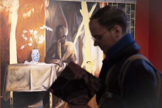 艺术家阿苏库·阿凯（Assoukrou Aké）在艺术8

&nbsp;
