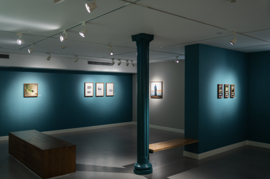 《蓝色像素》展览现场
