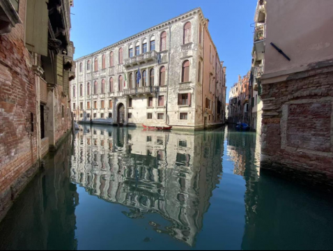 “毛旭辉——家长的故事”展览现场，格里马尼宫博物馆，威尼斯，意大利
