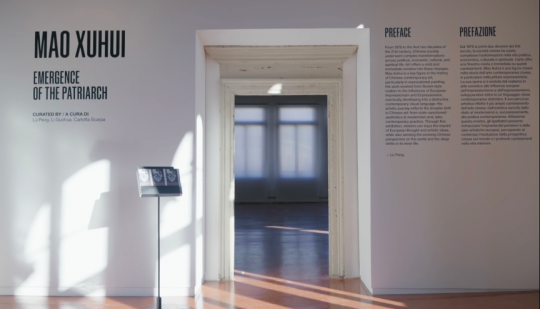 “毛旭辉——家长的故事”展览现场，格里马尼宫博物馆，威尼斯，意大利