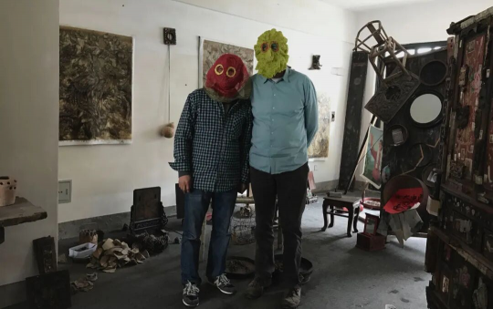 孔德林与托恩（Ton Zwerver）的合影

&nbsp;
