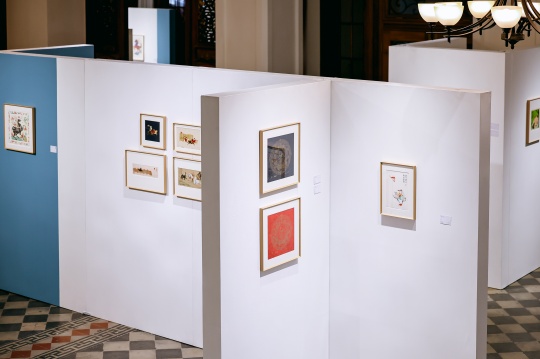 中央美术学院版画系师生百人联展《瑞马盈祥》——丙午马年贺年小版画展开幕式于广州沙面AIO举行