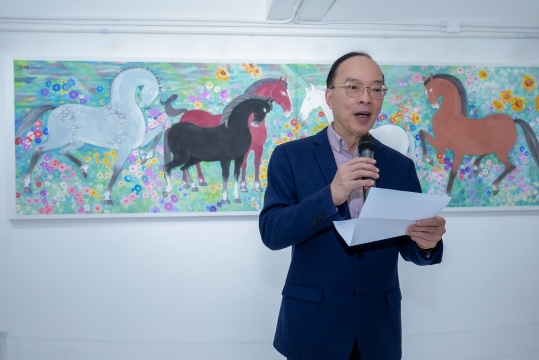 中国文联香港会员总会会长马逢国致辞
