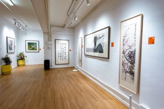 以“鲜花”“奔马”祈福新春，中国国际水墨学会迎春展成功举办