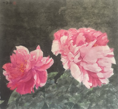 杜大恺 盛妆 90x97cm&nbsp; 纸本设色 2026
