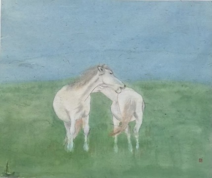 顾顾 草原之恋 90x97cm 2026
