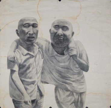 《1990》,101x100cm
