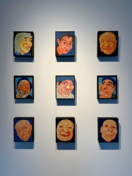 瓷板画人像一组
