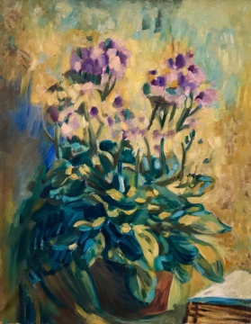 《花》 吴大羽&nbsp;
48×38cm&nbsp; 50年代
油画

