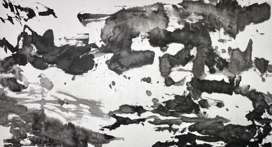 《无题》&nbsp; 张功慤&nbsp;&nbsp;
67×134cm&nbsp; &nbsp;60年代
水墨

