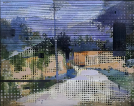 文祯非 界-系列A023 80x100cm 布面油画 2024
