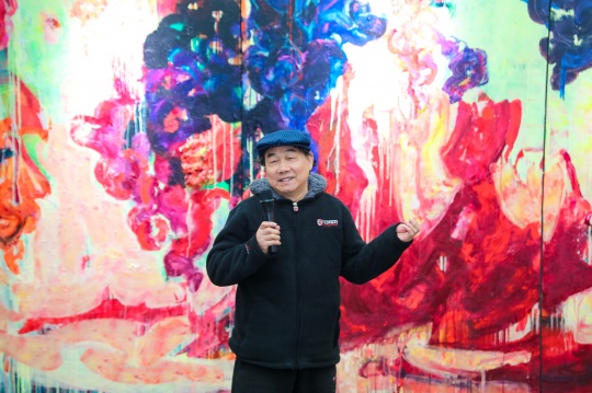 旅美艺术家中央民族大学教授王宗周
