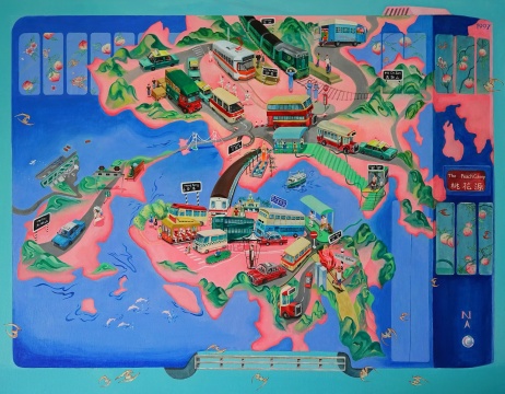 蔡慧国作品 香港桃花源
