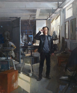 来源《时光的凝视》 235×195cm 布面油画 2024年