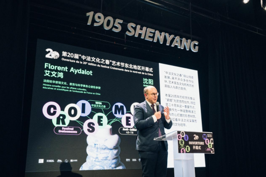 法国驻华使馆文化、教育与科学事务公使衔参赞艾文鸿致辞