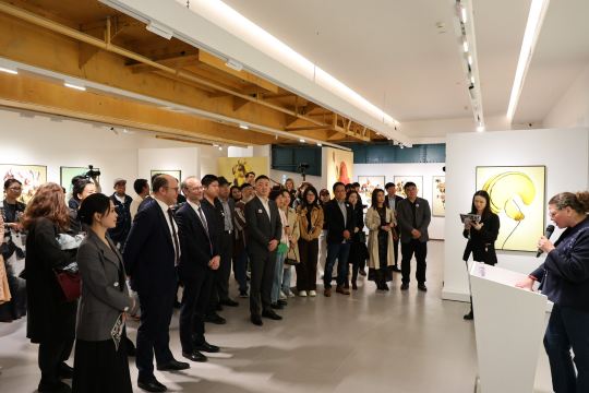 法国驻沈阳领事馆文化、教育、科技合作领事夏莱娜致辞
