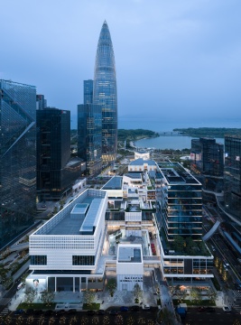 深圳湾万象城鸟瞰图
