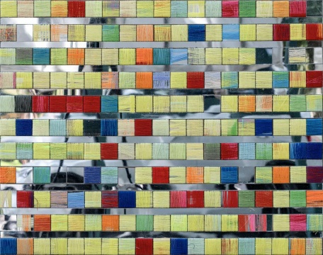 《虹桥》49×39cm&nbsp; 纺织纤维&nbsp; 2025.12

