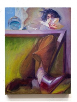 Love Letter&nbsp;情书&nbsp;2026&nbsp;亚麻布面油画&nbsp;30.5 x 22.9 cm&nbsp;
