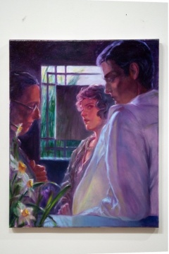 Where His Eyes Rest&nbsp;他的目光所及之处&nbsp;2026&nbsp;亚麻布面油画&nbsp;50.8 x 40.6 cm&nbsp;
