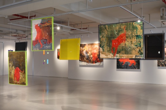 “行域游境——陈明华绘画作品展”展览现场&nbsp;方太超级体验店Fotile Style 2026
