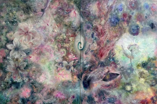 朱雨格作品 《存在以前》&nbsp;布面油画&nbsp; &nbsp;180x120cm&nbsp; &nbsp;2026
