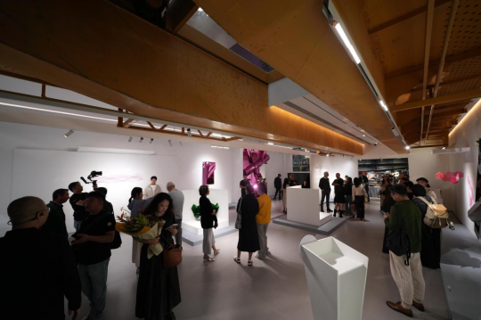 “第四维度：线之界，时之域”展览开幕现场
